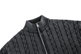 Twilly Pigment Knit Zip-Up