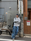Western Cargo Denim Pants