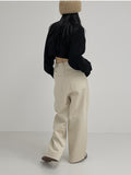 [unisex] Work Peach Bijo Wide Pants