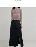 Oeol Shirring Tension T-shirt