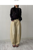 138 Dyeing Balloon Wide Denim Pants