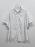 Silky Roll-up Overfit Short Sleeve Shirt