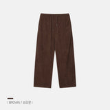 Twill Basic Corduroy Wide Pants