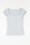 Cotton Frill Wing T-Shirt
