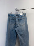 Two-Tuck Medium Washed Denim