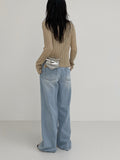 Slen Slit Knit T-shirt