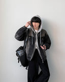 Mark Non Collar Denim Jacket