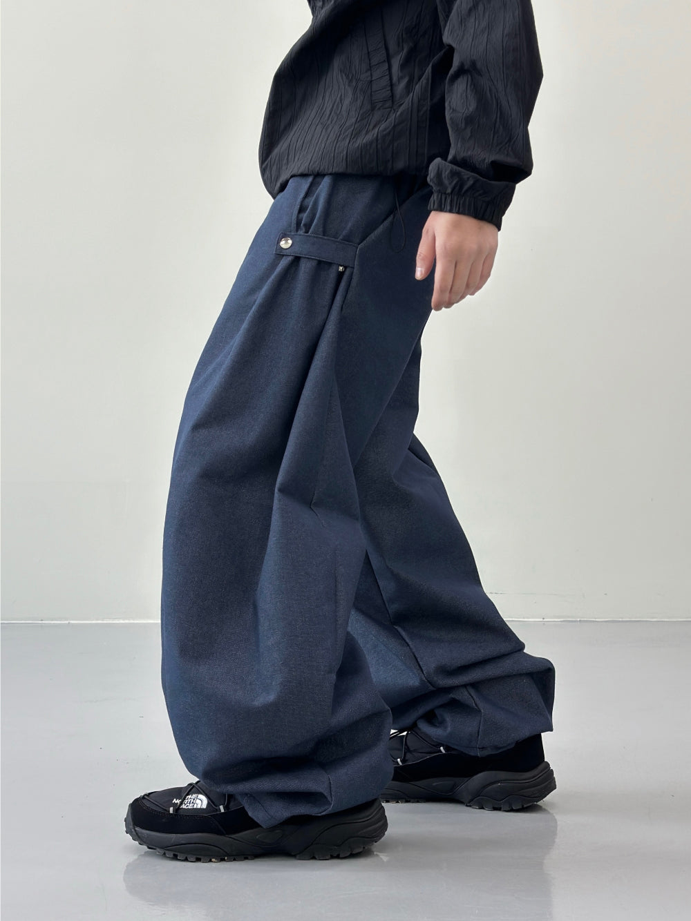【DISCERNMENT】Liber Snap Denim Pants DISCERNMENT (ディーサーメント) - リベルスナップデニムパンツ
