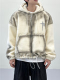 Domble star semi crop fleece