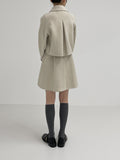 [handmade] Shael Wool Balloon Crop Short Jacket