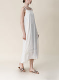 Neillo pintuck sleeveless long one piece