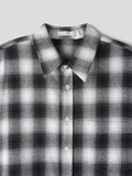 Ombre Over Check Shirt