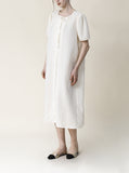 Ribbon Button Long One Piece