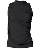 Draped Sleeveless Top