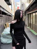 TENCEL SHIRRING TOP