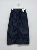 Selvedge H-line Banding Long Skirt