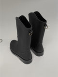 Western middle rain boots