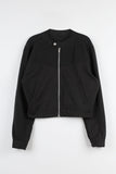 Knit Biker Zip-up