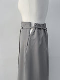 [Setup Available] Stitch Banding Long Skirt