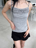 FRILL BUSTIER SLEEVELESS