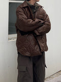 Shine Quilting Padded Shirt Jumper