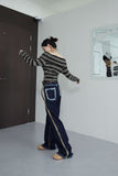 western tassle denim