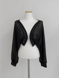 Summer Linen Balloon Bolero