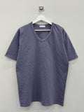 Basic V-neck Cotton Short Sleeve