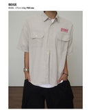 Badge Stone Half Shirt