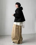 Midori Crop Balloon Field Jacket