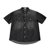 Podia Denim Half Shirt