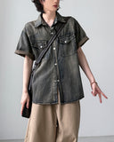 Nozuka Denim Half Shirt