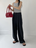 [summer] Chabeu High Waist Two Tuck Wide Slacks