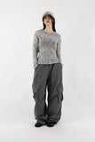 Heart washing cargo pants
