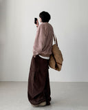 Drop Corduroy Cargo Pants