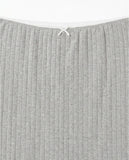 RIB RIBBON MIDI SKIRT