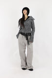 Boca collar knit zip-up