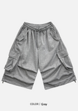 [Sweat.ver] Amecaji loose cargo sweatpants