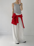 Kinder Linen Wide Banding Pants