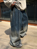Two-tone Taping Incision Denim