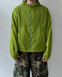 Summer Beach Net Hood Zip-Up