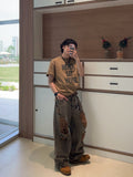 Western Vintage Damage Denim