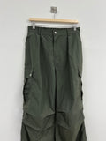 Hip Snap Nylon Cargo Pants