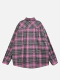 Nomad shirring check shirt