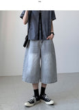 Gran Curved Bermuda Denim
