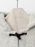 Boucle Hood Duffle Short Coat