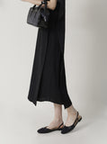 [Premium] Issey Pleated Wing Sleeveless One Piece