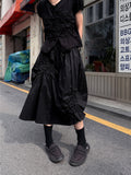 SHIRRING VOLUME LONG SKIRT