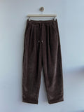 Two-Tone Velvet Banding Pants