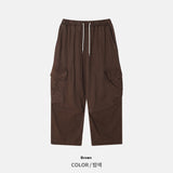 Vintage Diagonal Cargo Banding Pants